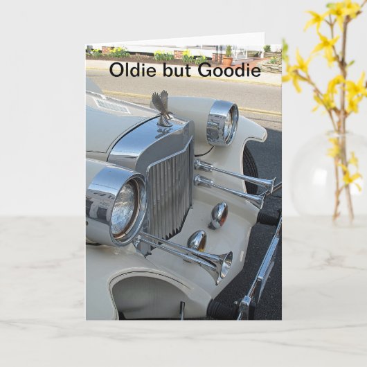 1938 Duesenberg Oldie but Goodie Kaart (Gele Bloem)