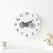 1938 Excelsior Warrior Motorcycle Art Motorbike Grote Klok (Huis)