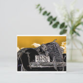 1938  Hudson Coupe Automobile Briefkaart (Staand voorkant)