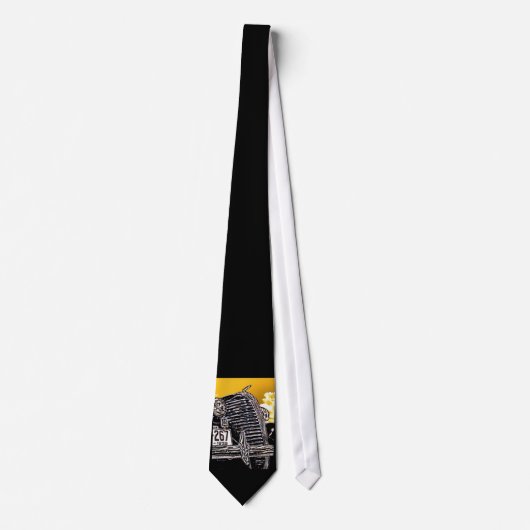 1938  Hudson Coupe Automobile Necktie Stropdas (Voorkant)