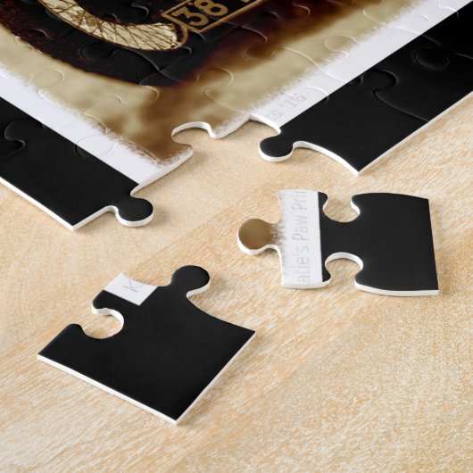 1938 MG TA LEGPUZZEL (Zijkant)