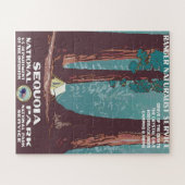 1938 Nationaal Park Sequoia Poster Legpuzzel (Horizontaal)