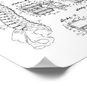 1938  Spine Model Patent Art Print (Hoek)