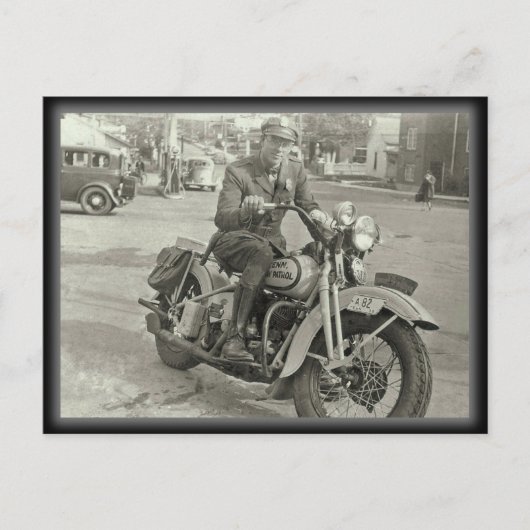 1938 Tennessee Highway Patrol Briefkaart (Voorkant)