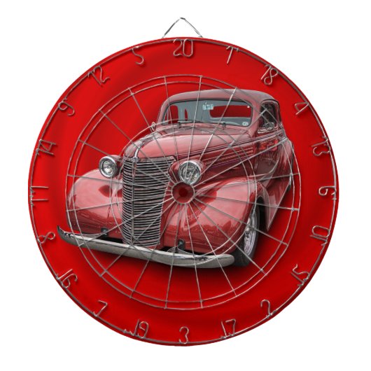 1938 VINTAGE CAR DARTBORD (Voorkant)