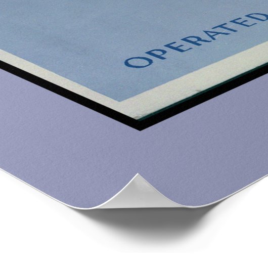 1938 wintersport Reis en meer Placid Poster (Hoek)