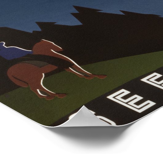 1938 WPA Zie Amerika Poster (Hoek)