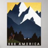1938 WPA Zie Amerika Poster (Voorkant)