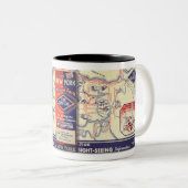 1939-40 NEW YORK WORLD FAIR BROCHURE Coffee Mok (Voorkant rechts)