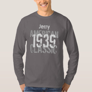 1939 American Classic 75th Birthday GRAY V18 T-shirt