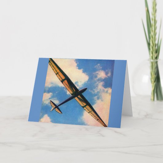 1939 Bowlus-duPont zweefvliegtuig Kaart (Voorkant)