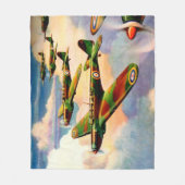 1939 British Fairey Junior Medium Bomber Fleece Deken (Voorkant)