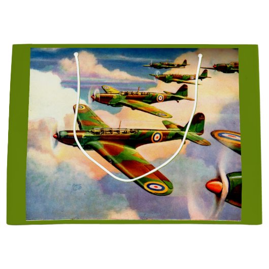 1939 British Fairey Junior Medium Bomber Groot Cadeauzakje (Voorkant)