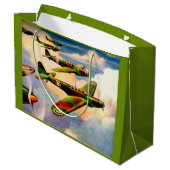 1939 British Fairey Junior Medium Bomber Groot Cadeauzakje (Achterkant Gekanteld)