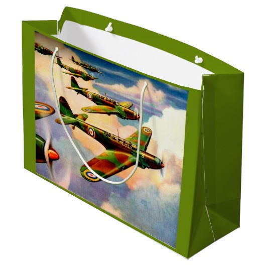 1939 British Fairey Junior Medium Bomber Groot Cadeauzakje (Achterkant Gekanteld)