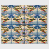 1939 British Fairey Junior Medium Bomber print Cadeaupapier (Vlak)