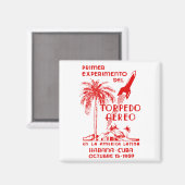 1939 Cuban Rocket Mail Magneet (Voorkant / Achterkant)