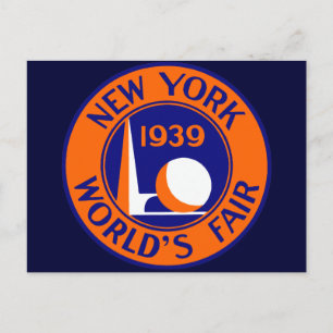 1939 de Markt van de Wereld van New York Briefkaart