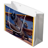 1939 Grumman F-2 vliegtuig Groot Cadeauzakje (Voorkant Gekanteld)