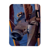 1939 Grumman F-2 vliegtuig Magneet (Verticaal)