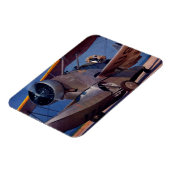 1939 Grumman F-2 vliegtuig Magneet (Linkerzijde)