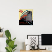 1939 HIAWATHA GESTROOMLIJNDE TREIN POSTER (Thuiskantoor)