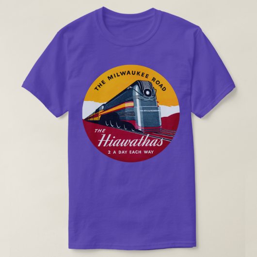 1939 Hiawatha Passagierstrein T-shirt (Design voorkant)