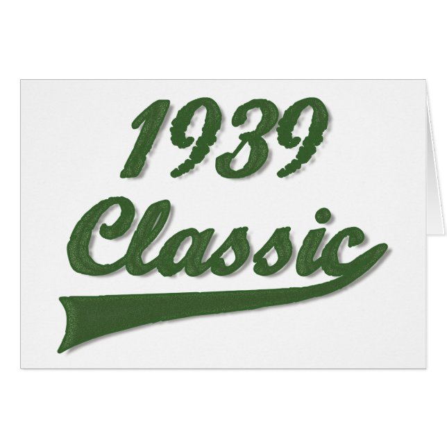 1939 Klassiek (Voorkant Horizontaal)