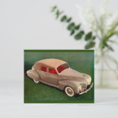 1939 Lincoln Zephyr Briefkaart (Staand voorkant)