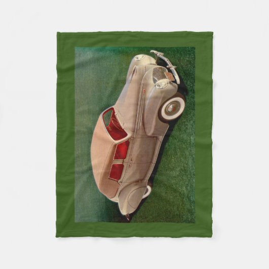 1939 Lincoln Zephyr Fleece Deken (Voorkant)