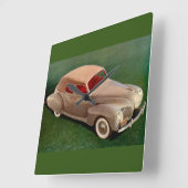 1939 Lincoln Zephyr Vierkante Klok (Hoek)