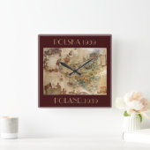 1939 MAP OF POLAND VIERKANTE KLOK (Huis)