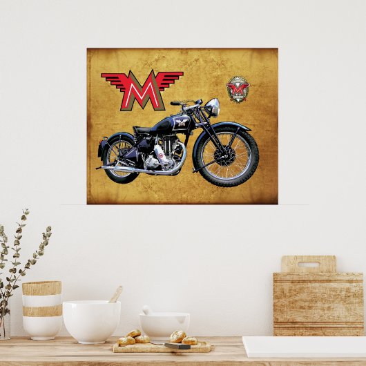 1939 MATCHLOZE MOTORCYCLUS POSTER (Keuken)