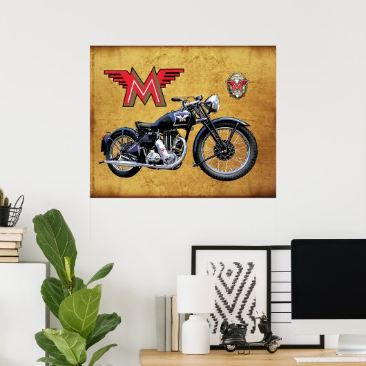 1939 MATCHLOZE MOTORCYCLUS POSTER (Thuiskantoor)