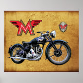 1939 MATCHLOZE MOTORCYCLUS POSTER (Voorkant)
