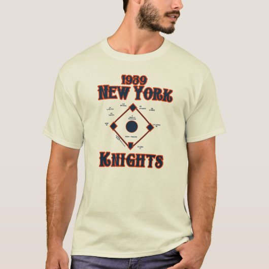 1939 New York Knights-opstelling T-shirt (Voorkant)