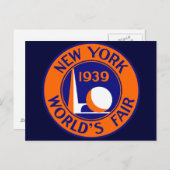 1939 New York World's Fair Briefkaart (Voorkant / Achterkant)