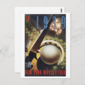 1939 New York World's Fair Briefkaart (Voorkant / Achterkant)