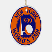 1939 New York World's Fair Keramisch Ornament (Rechts)