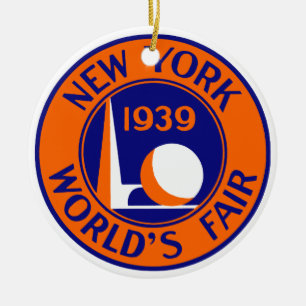 1939 New York World's Fair Keramisch Ornament
