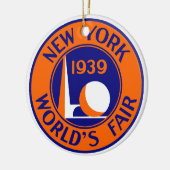 1939 New York World's Fair Keramisch Ornament (Links)