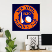 1939 New York World's Fair Poster (Thuiskantoor)