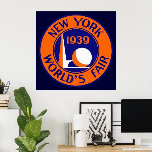 1939 New York World's Fair Poster (Thuiskantoor)