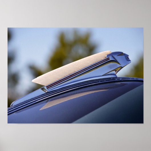 1939 Pontiac Sedan Hood Ornament Poster (Voorkant)