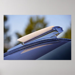 1939 Pontiac Sedan Motorkapornament Poster