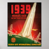 1939 San Fransisco Worlds Fair Poster (Voorkant)