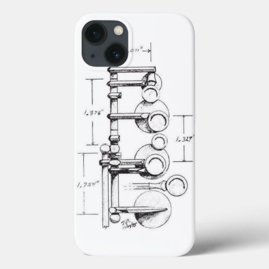 1939 Selmer Paris Balanced Action Saxophone Case-Mate iPhone Case (Achterkant)