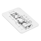 1939 Selmer Paris Balanced Action Saxophone Magneet (Rechterzijde)