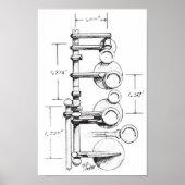 1939 Selmer Paris Balanced Action Saxophone Poster (Voorkant)
