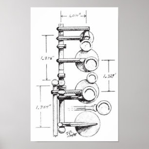 1939 Selmer Paris Balanced Action Saxophone Poster